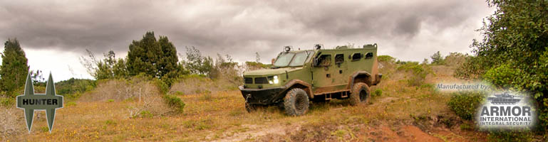hunter armor vehiculo tactico
